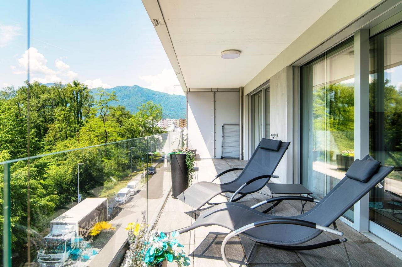 Linda Terrace By Quokka 360 - Modern One-Bedroom Flat With Sun Terrace Locarno Dış mekan fotoğraf